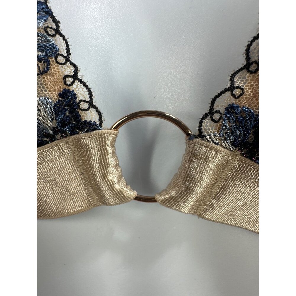 Sofia Intimates Embroidered Lace Bralette Size S - Picture 3 of 7